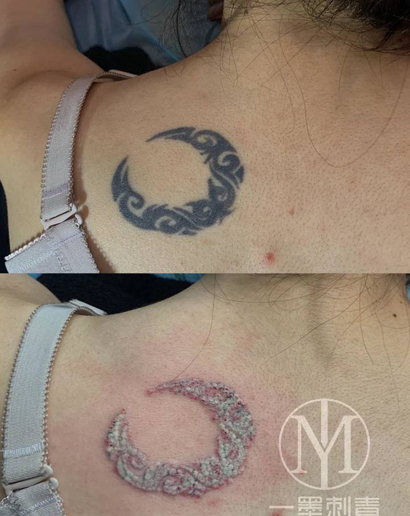 洗纹身纹身图片_肩部纹身图案