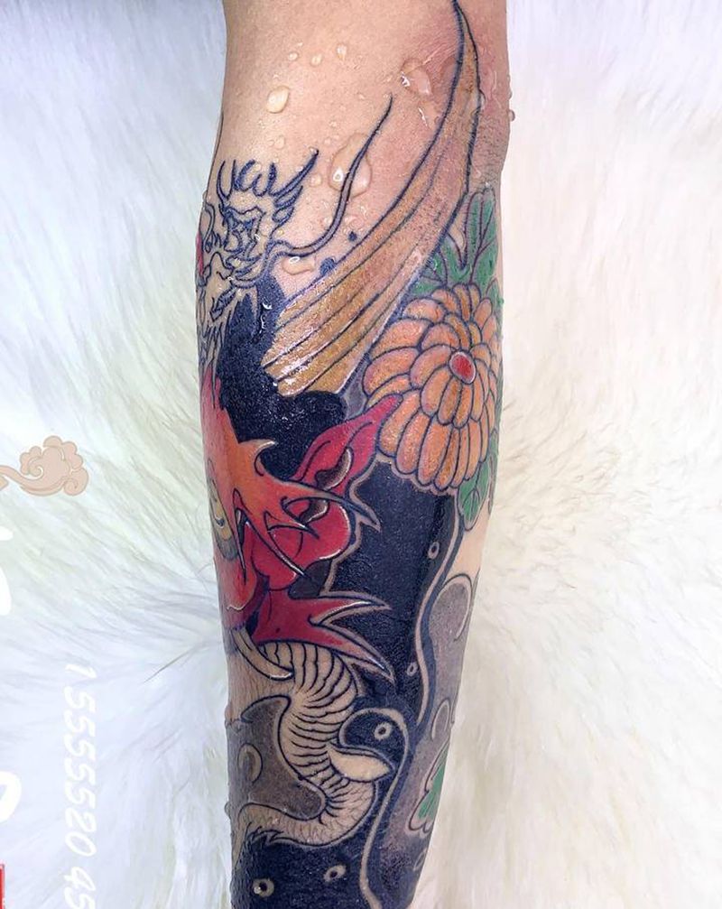 般若纹身图片_手臂纹身图案