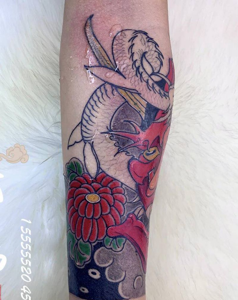 般若纹身图片_手臂纹身图案