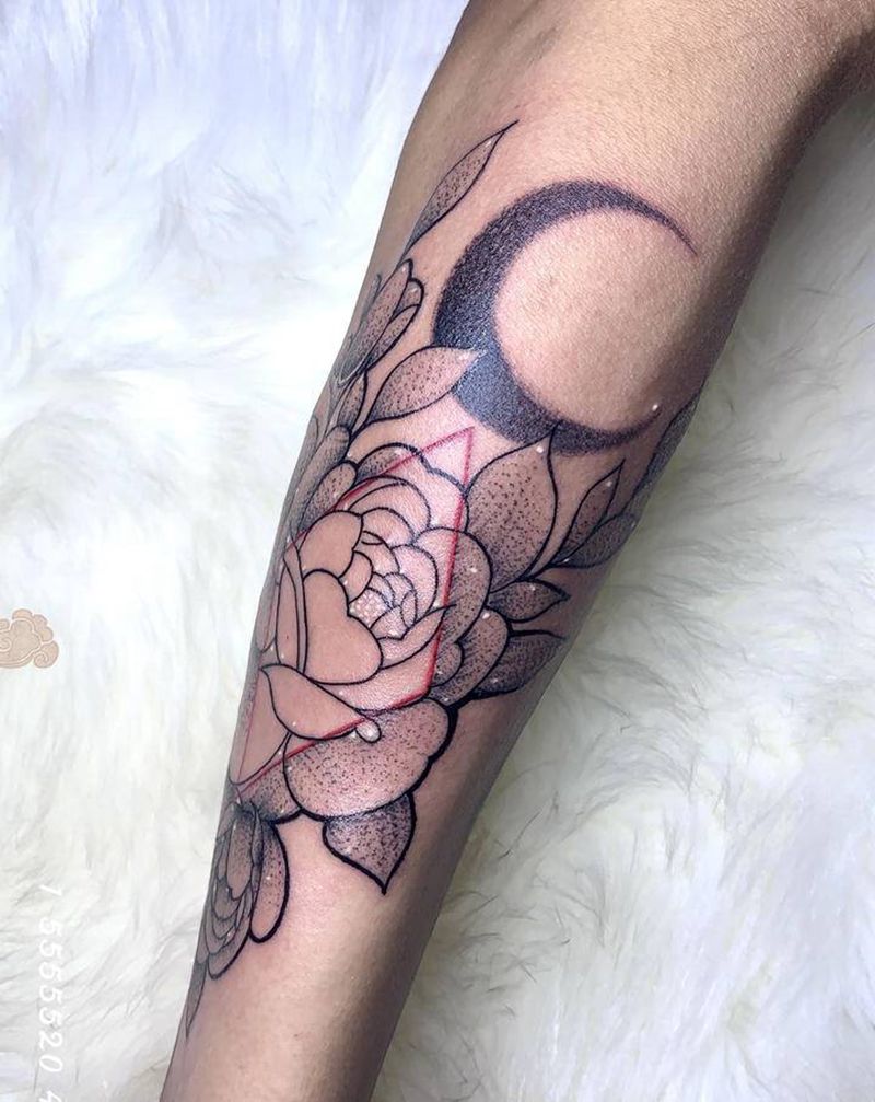 素花纹身 花纹身 小清新纹身纹身图片_手臂纹身图案