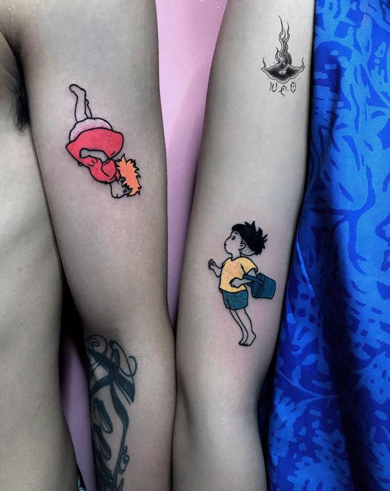 卡通纹身图片_手部纹身图案
