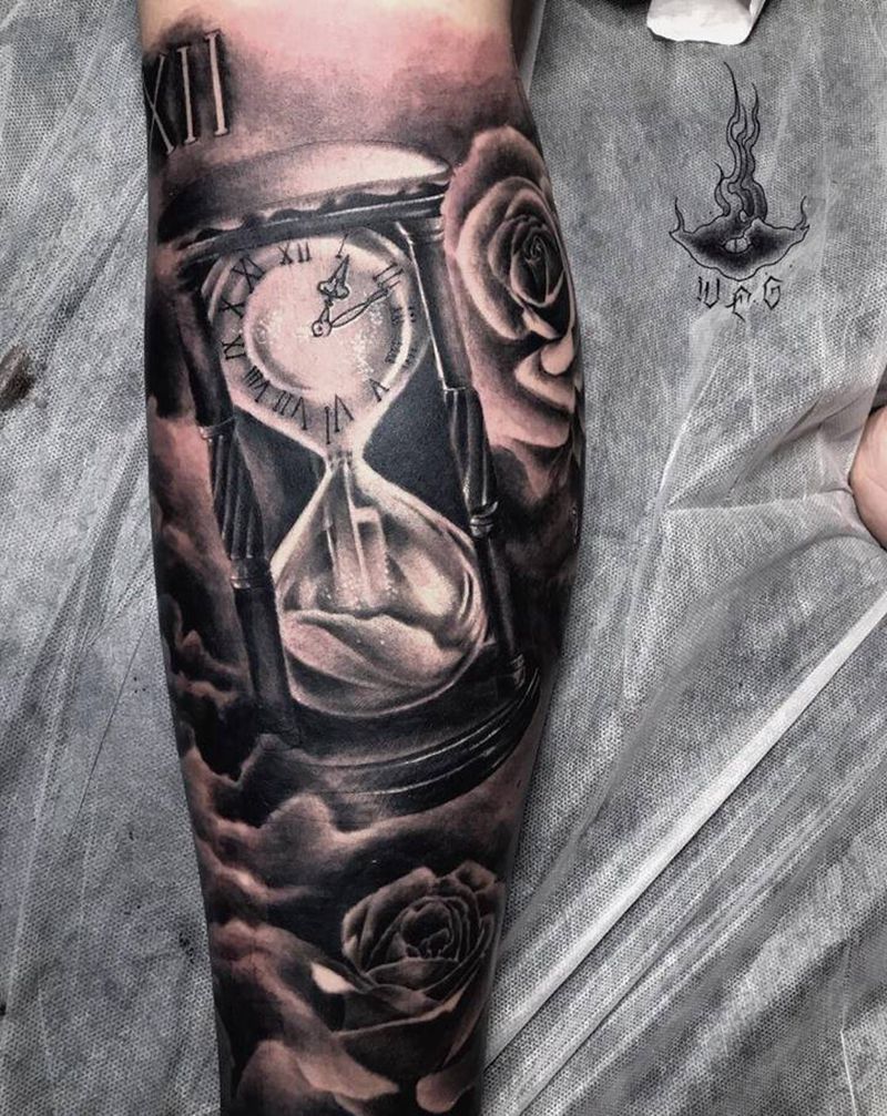 欧美纹身图片_手部腿部纹身图案