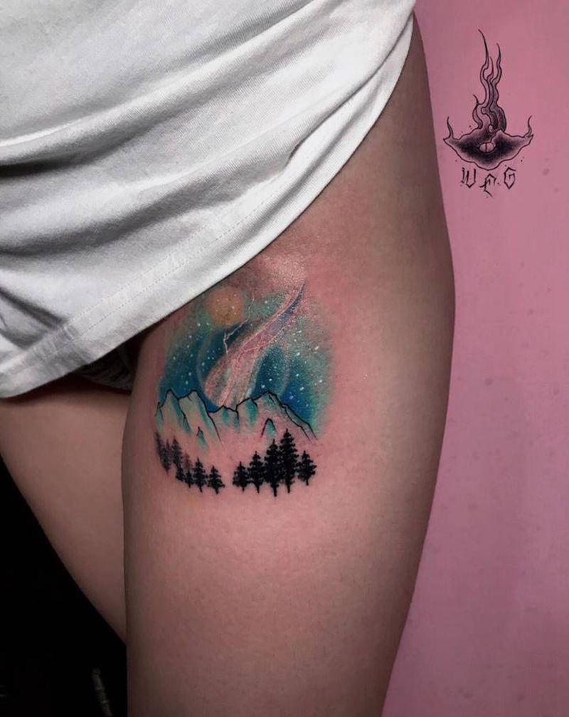 小图纹身图片_腿部纹身图案