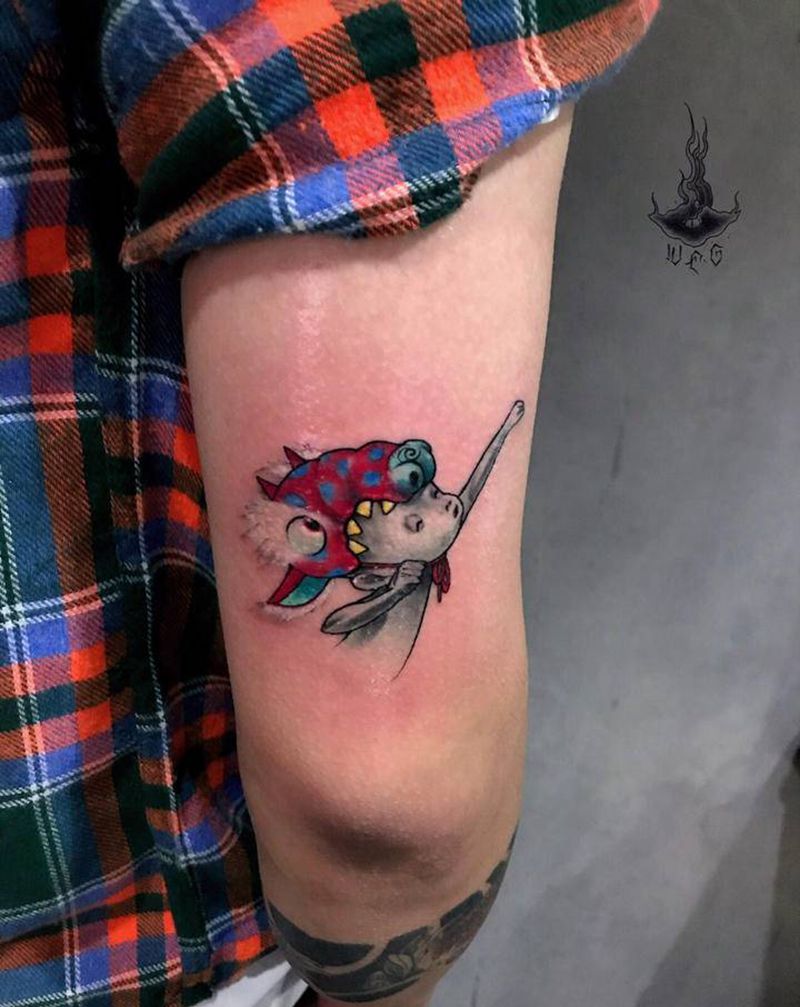 超人小鬼纹身图片_手部纹身图案