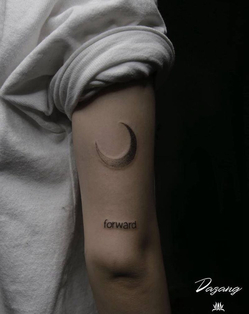 小清新一组纹身图片_手臂肩部水墨水彩纹身图案