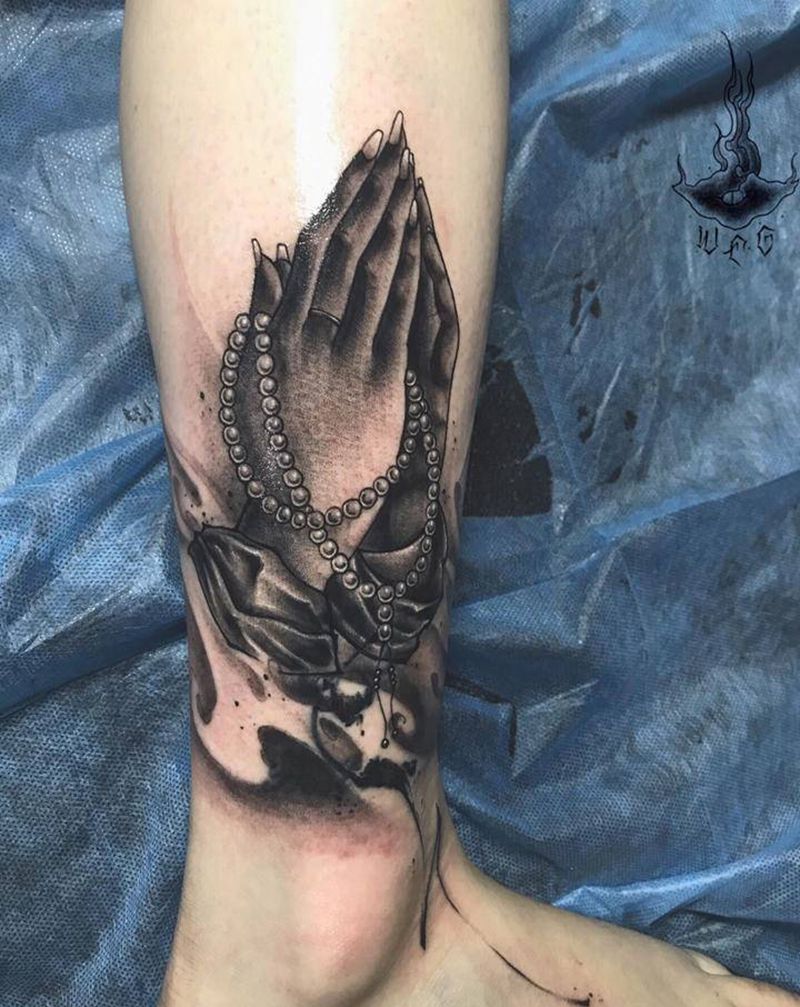 遮盖纹身图片_腿部纹身图案