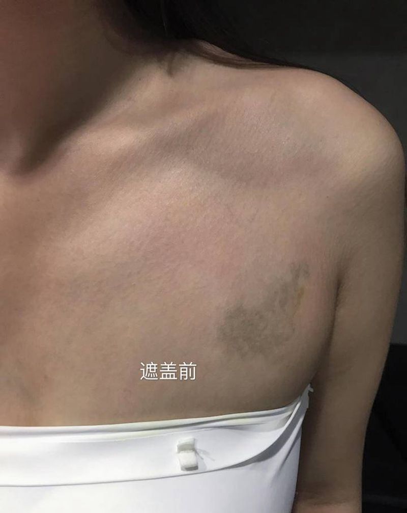 遮盖纹身图片_胸部纹身图案