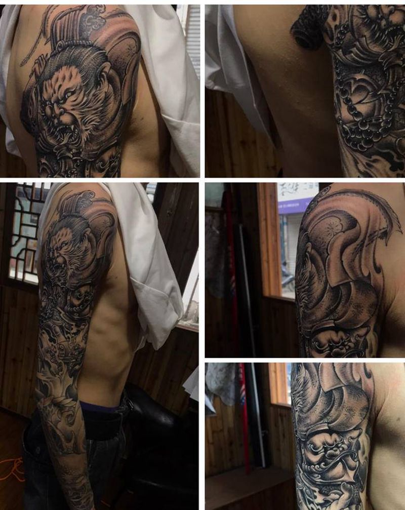 悟空纹身图片_新传统纹身图案