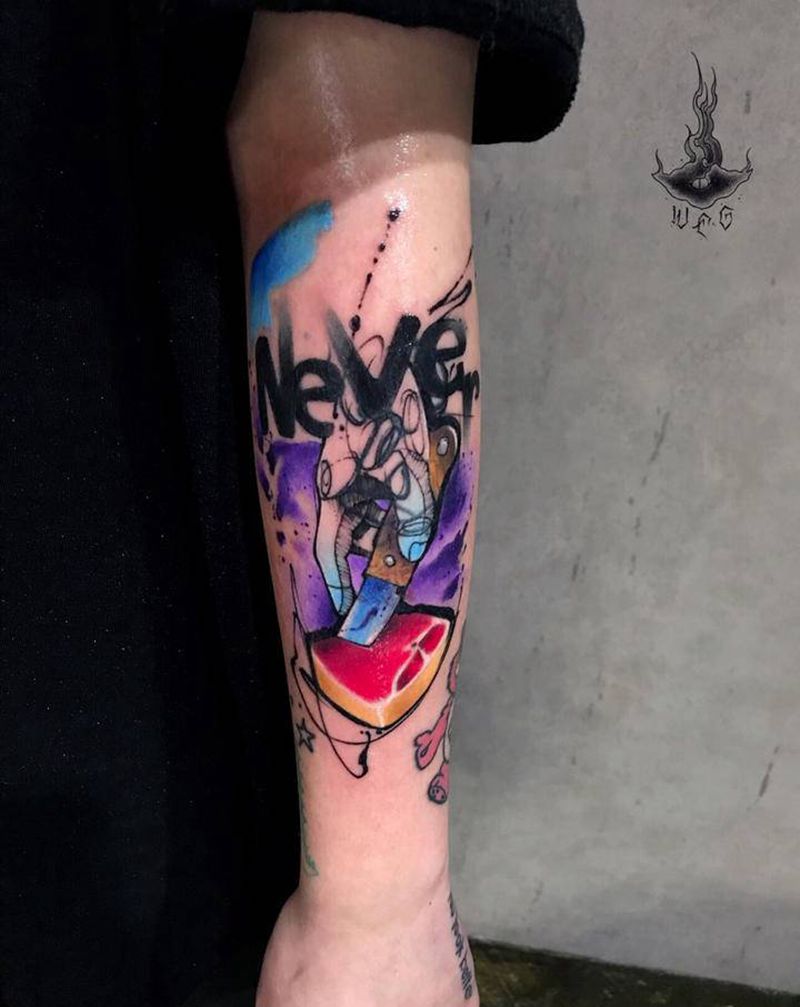 遮盖纹身图片_手部纹身图案