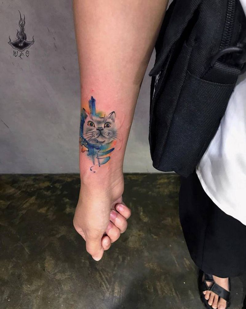 遮盖纹身图片_手部纹身图案