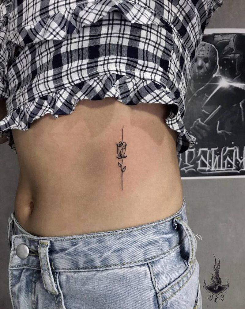 小图纹身图片_腰部纹身图案