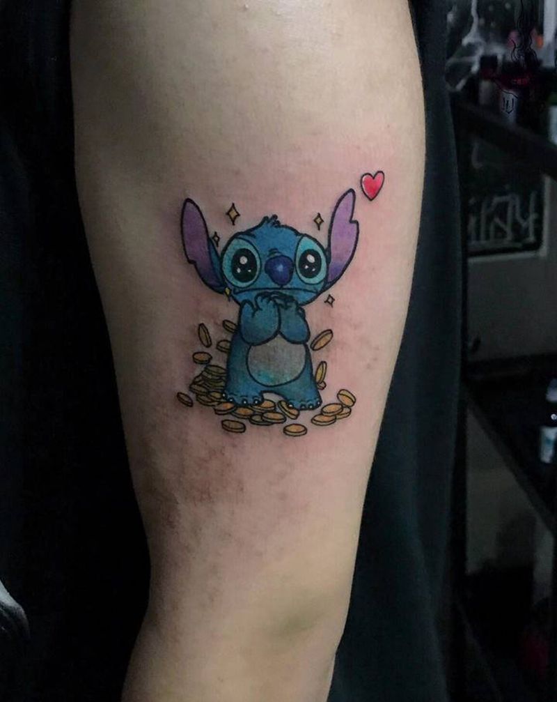 卡通纹身图片_手部纹身图案