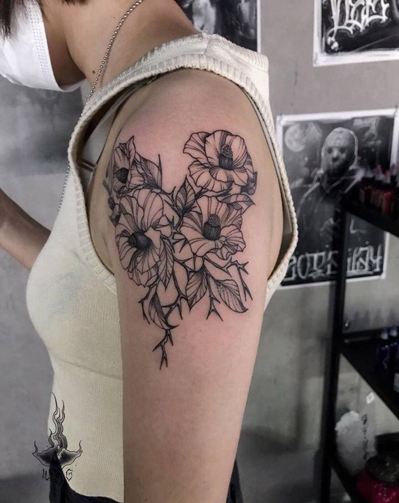 花纹身图片_手部纹身图案