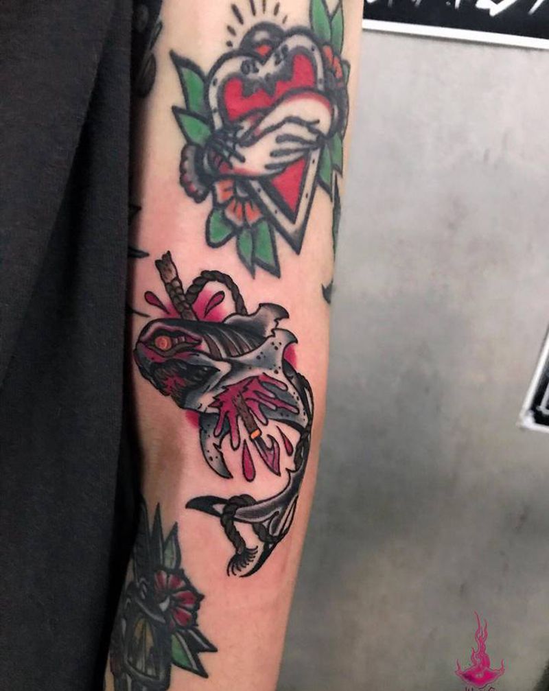 school纹身图片_手部纹身图案