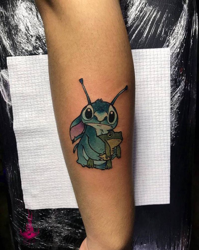 史迪仔纹身图片_手部纹身图案