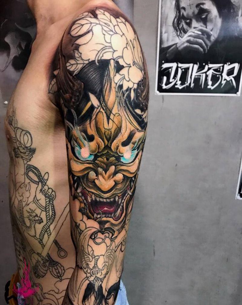 一个修改般若纹身图片_手部纹身图案