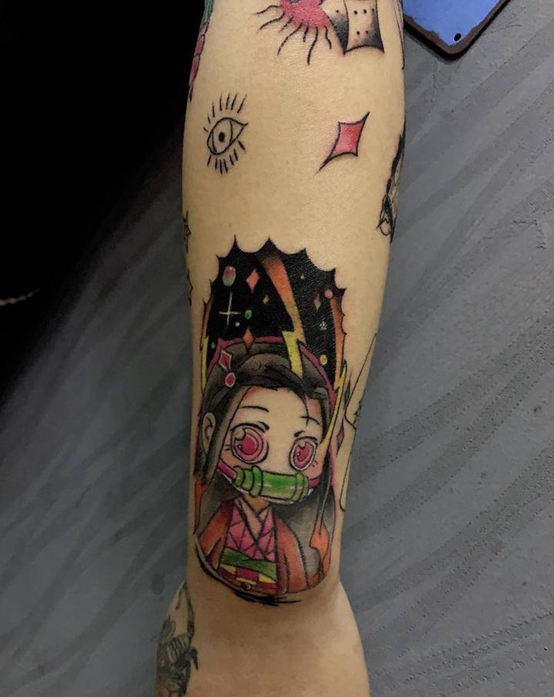 欧美拼接纹身图片_Old School纹身图案