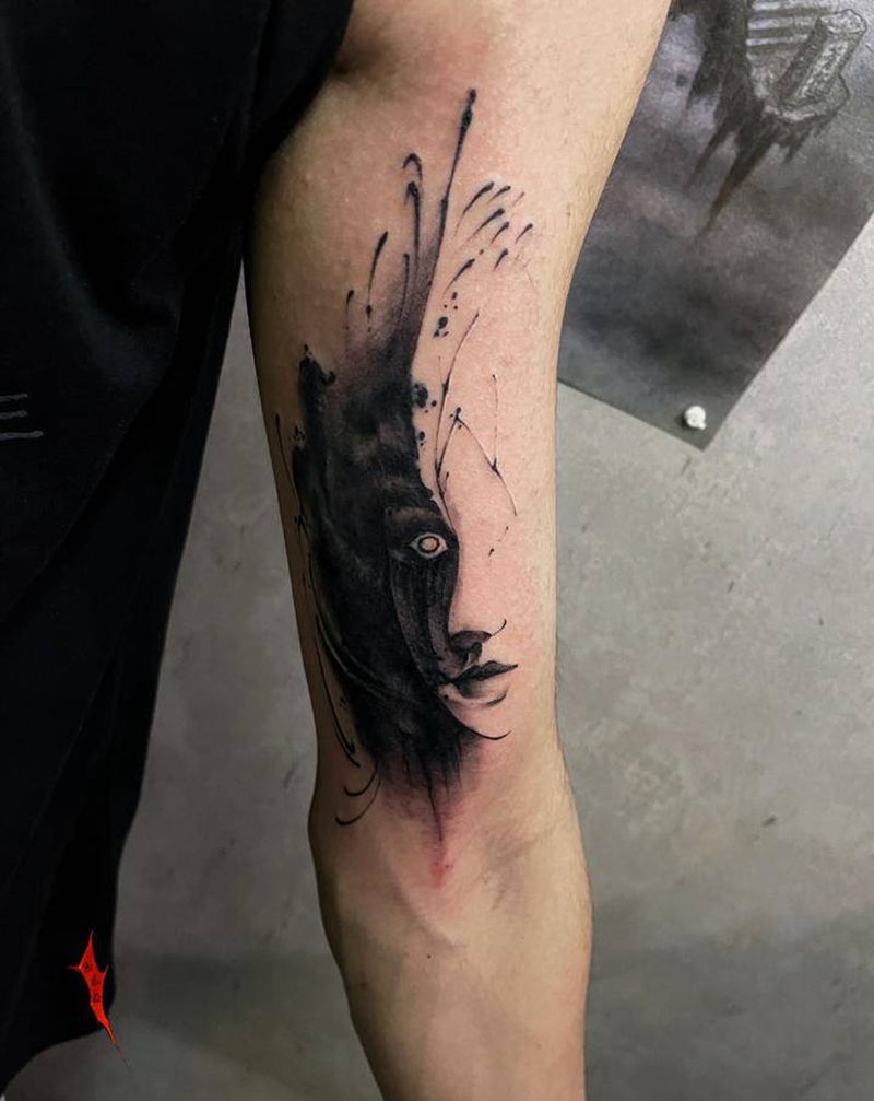 遮盖纹身图片_手部纹身图案