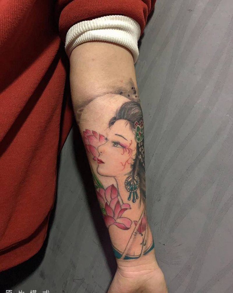 包小臂纹身图片_手臂新传统纹身图案