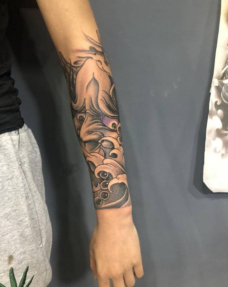 包小臂纹身图片_手臂纹身图案