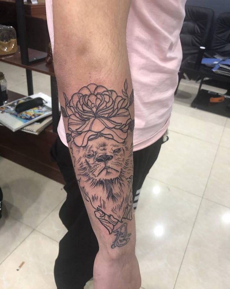 几何纹身图片_手臂几何纹身图案