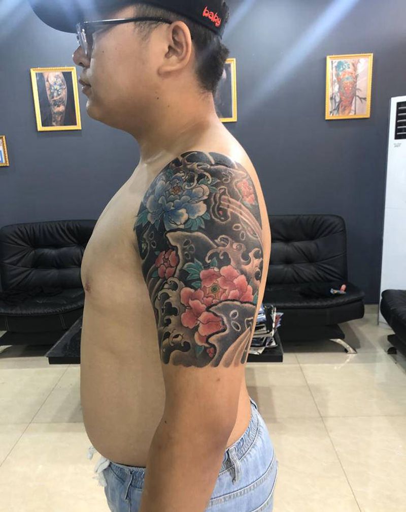 老传统纹身图片_手臂老传统老传统纹身图案