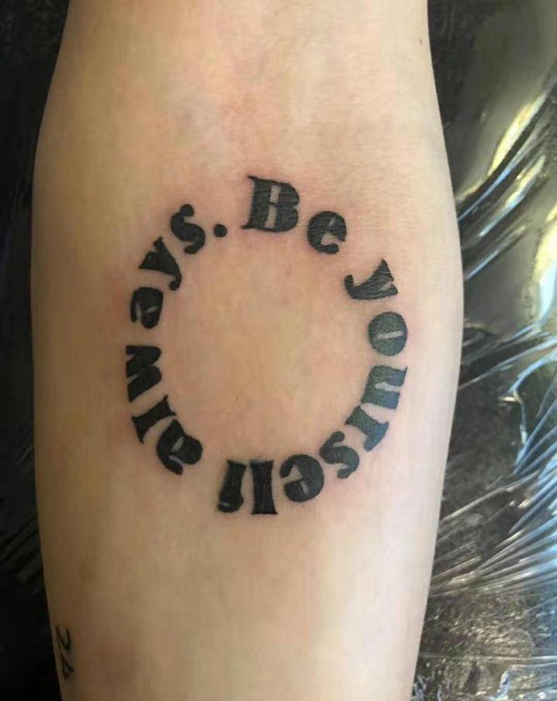 小清新纹身图片_手臂图腾纹身图案