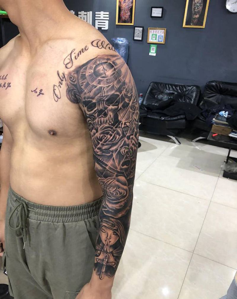 欧美纹身图片_欧美写实欧美纹身图案