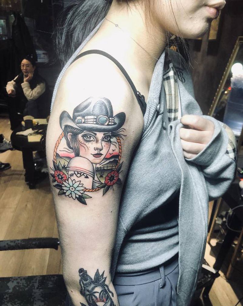 old school纹身图片_手臂Old School纹身图案