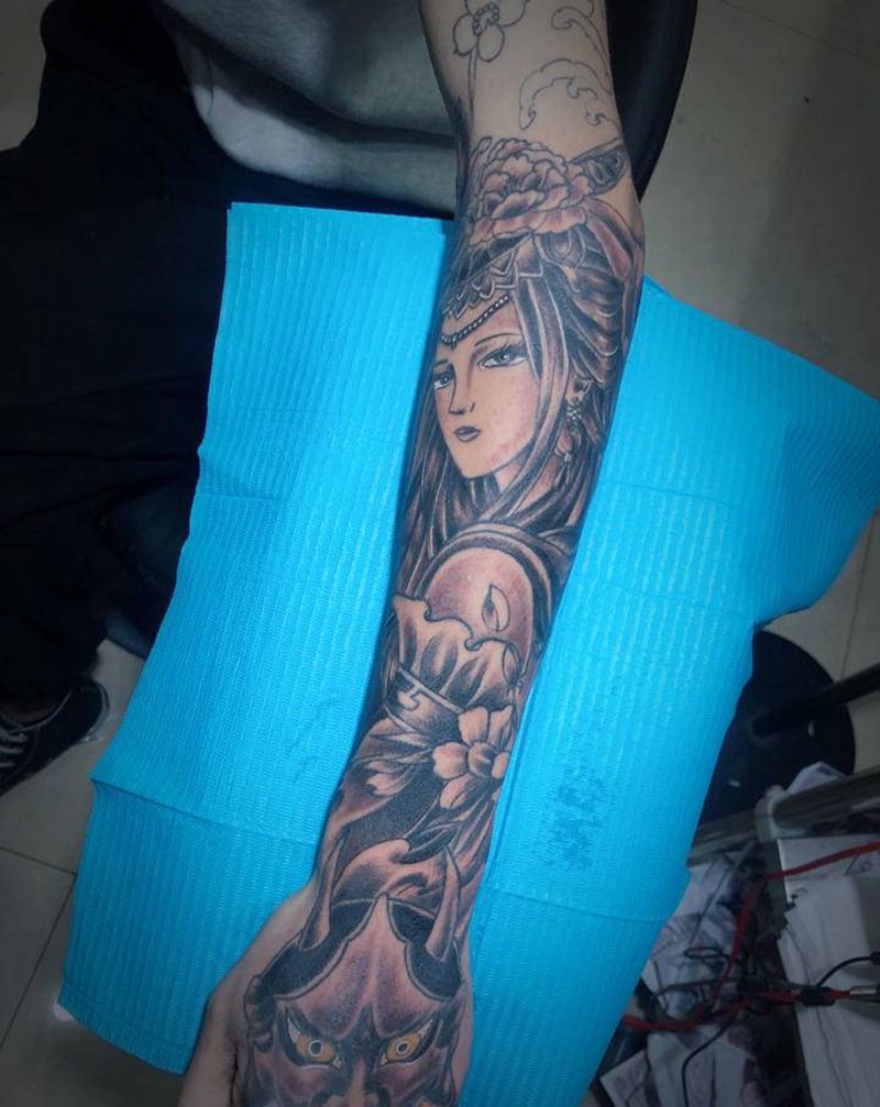 艺妓修改纹身图片_手臂纹身图案