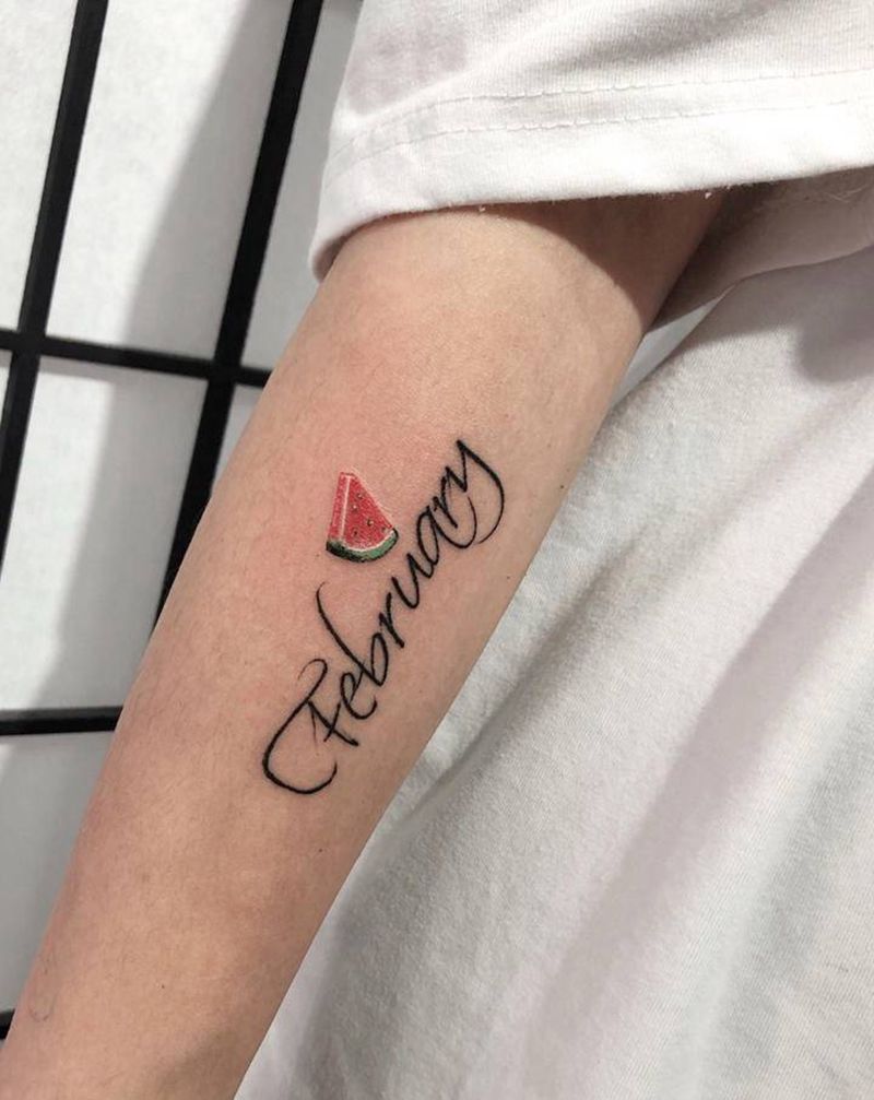 字母纹身图片_手臂小清新字母英文纹身图案