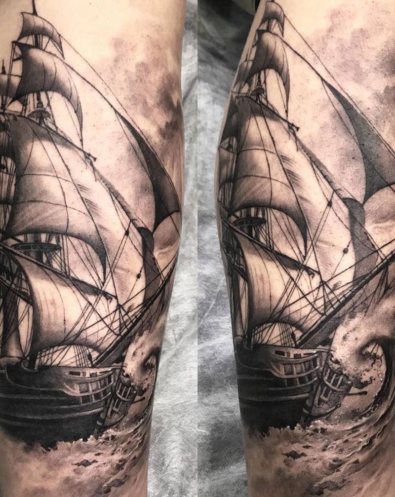 我的一些写实作品2️⃣纹身图片_肩部胸部纹身图案