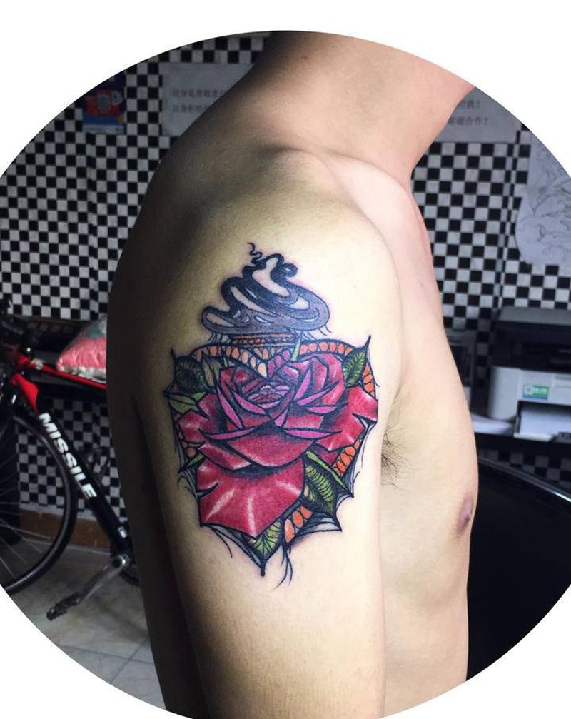 欧美传统图案纹身图片_手臂老传统Old School纹身图案