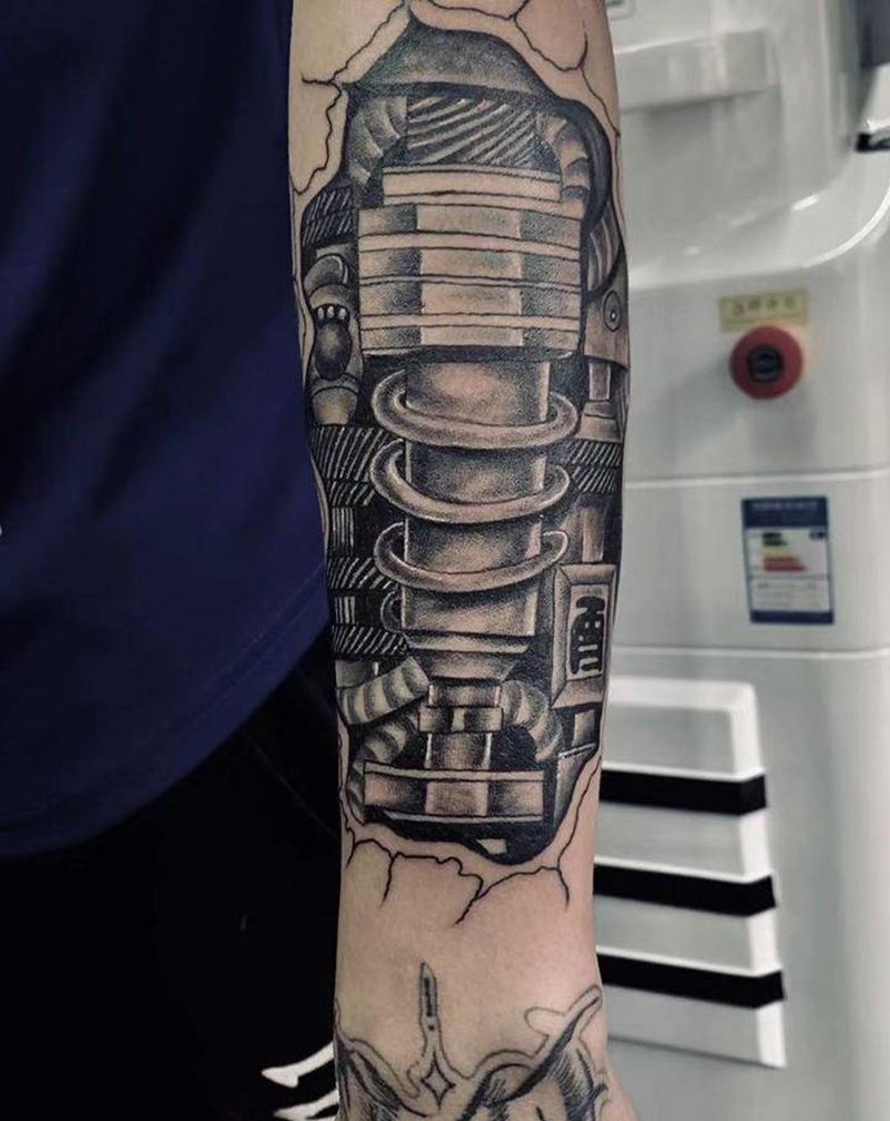 机械臂纹身图片_手臂纹身图案