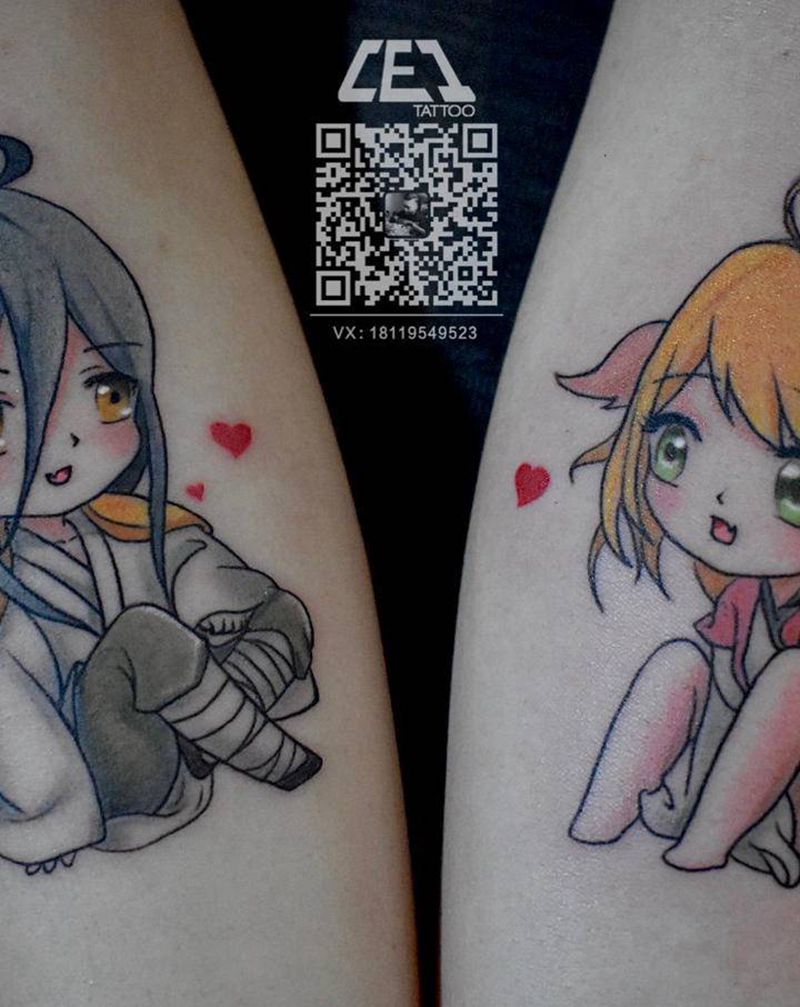 狐妖小红娘 东方月初 千年人妖纹身图片_手臂纹身图案