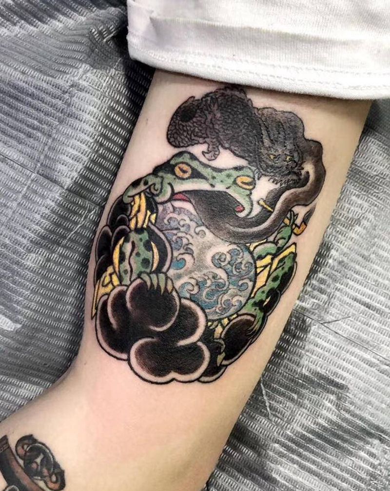 日式小图纹身图片_手部手臂老传统Old School纹身图案