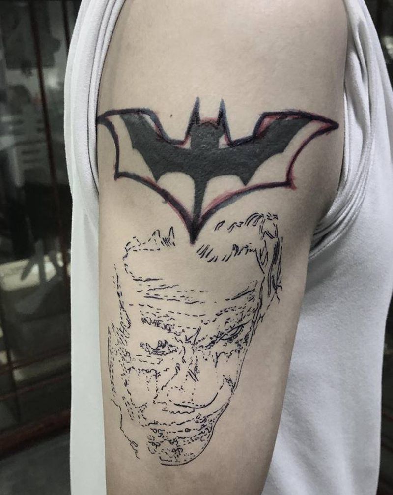 遮盖旧纹身纹身图片_肩部手臂欧美写实纹身图案