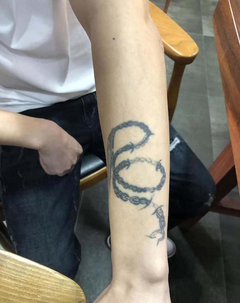 遮盖纹身图片_手臂新传统纹身图案