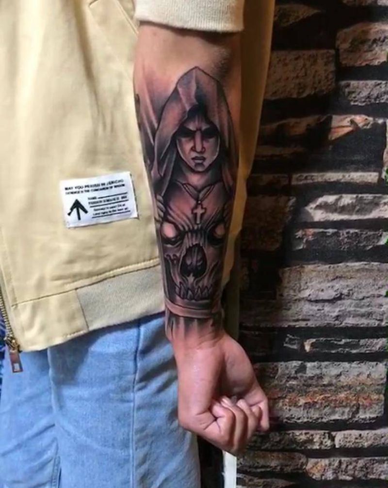 欧美人物纹身图片_手臂纹身图案