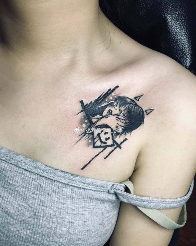 ……纹身图片_肩部纹身图案