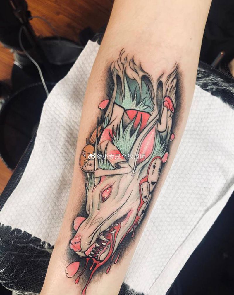 龙纹身图片_手臂New School纹身图案