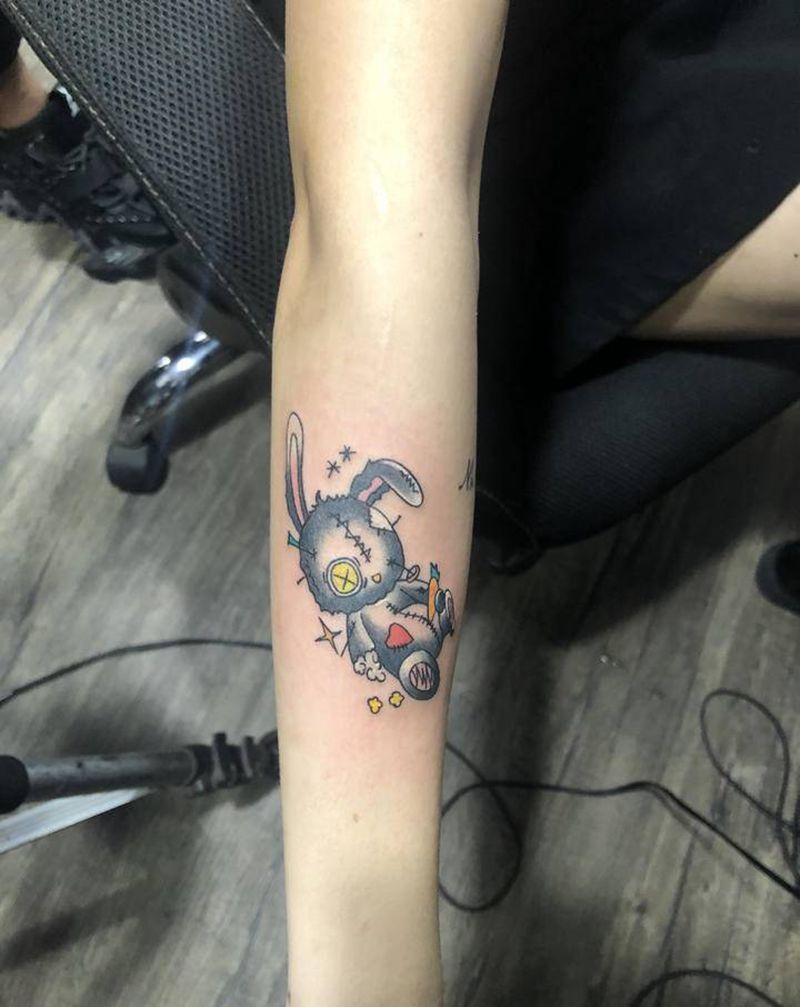 可爱纹身图片_New School纹身图案