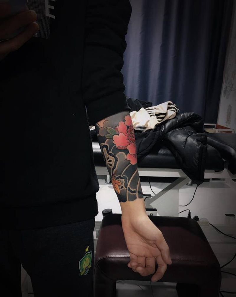 老传统纹身图片_手臂手部老传统纹身图案