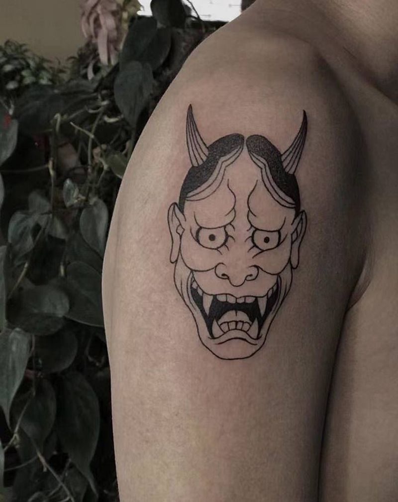 般若纹身图片_手臂纹身图案