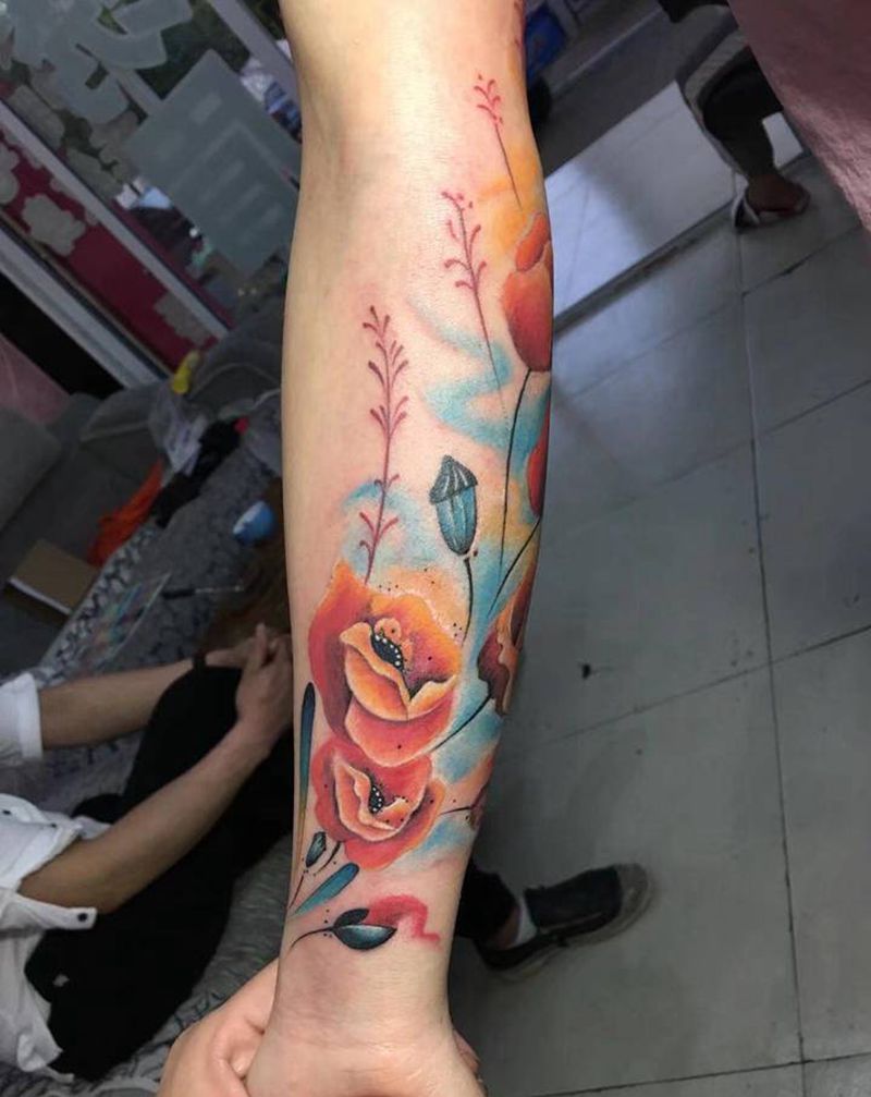 遮盖纹身图片_手臂纹身图案