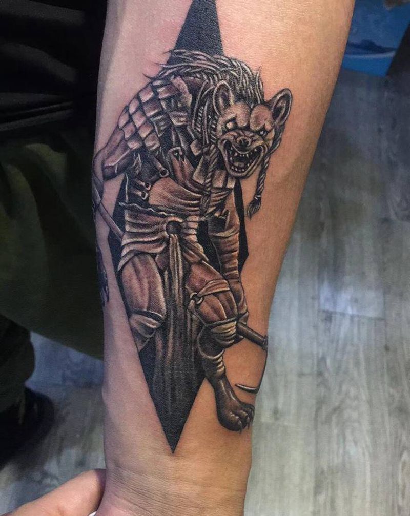 怪纹身图片_手臂纹身图案