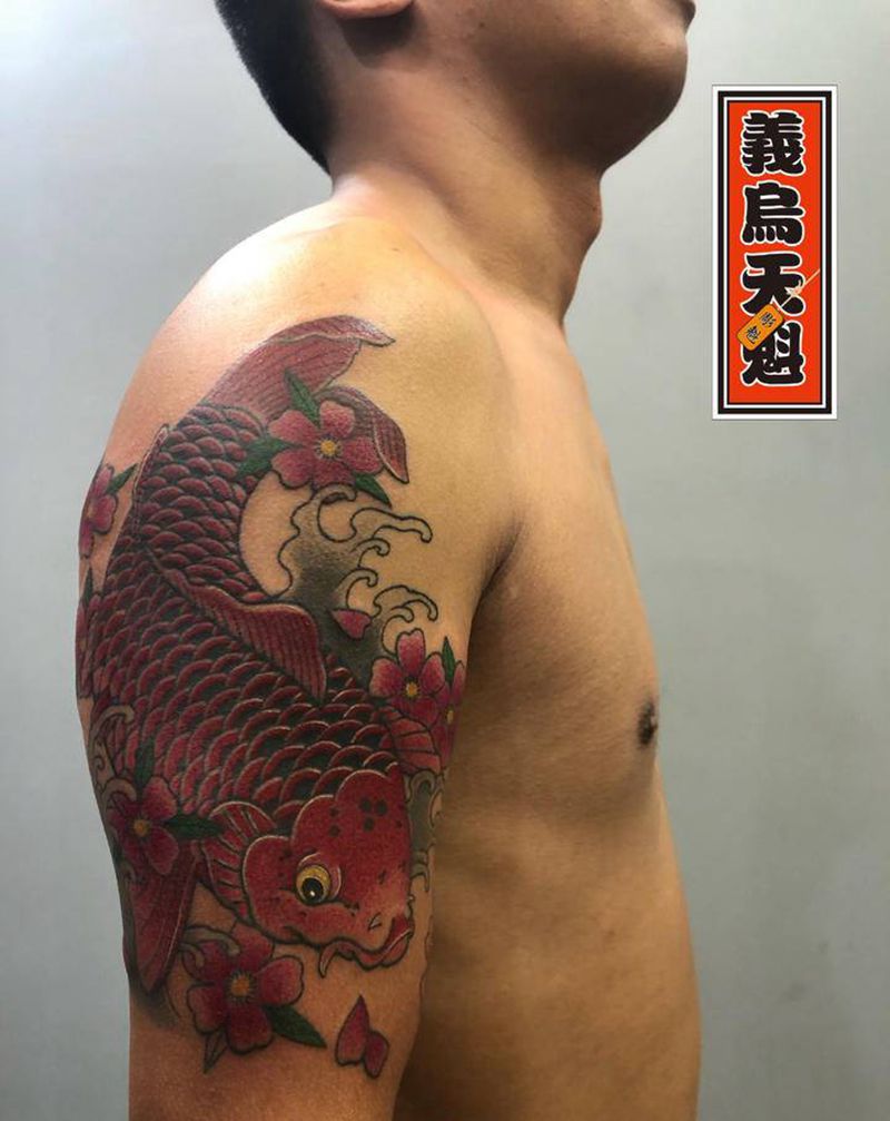 全程圆五针作品纹身图片_手臂手部老传统纹身图案