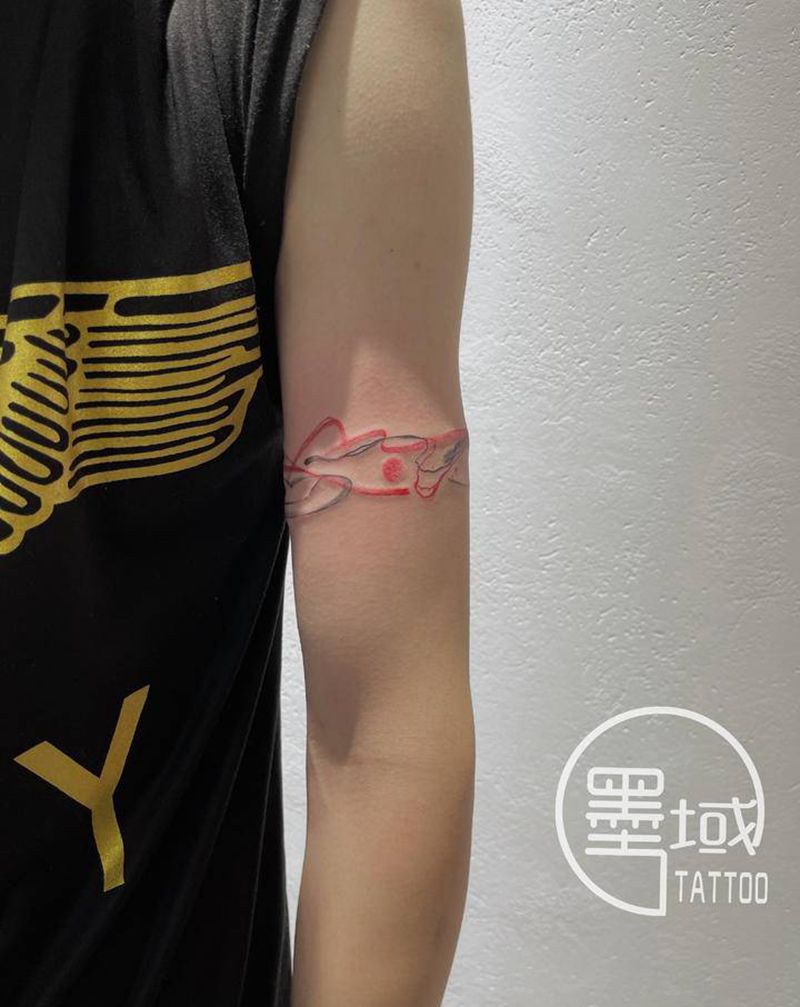 抽象纹身图片_手臂纹身图案