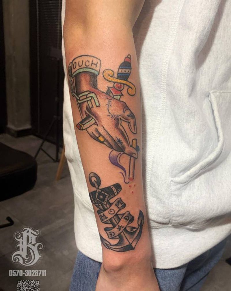 old  school纹身图片_手臂Old School纹身图案