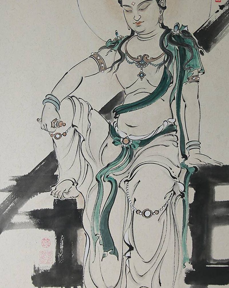 无上纹图纹身图片_水墨纹身图案